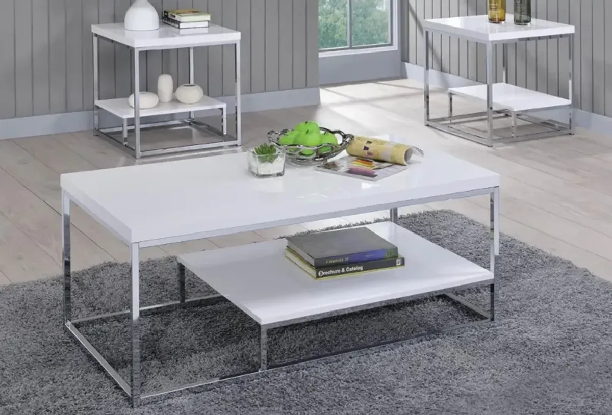 3 PIECE LUCIA COCKTAIL TABLE + 2 END TABLES