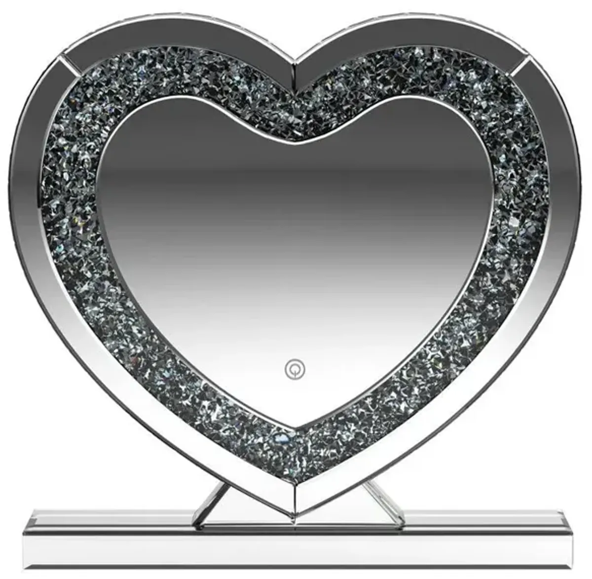 Coaster Euston Heart Shaped Vanity Mirror Silver