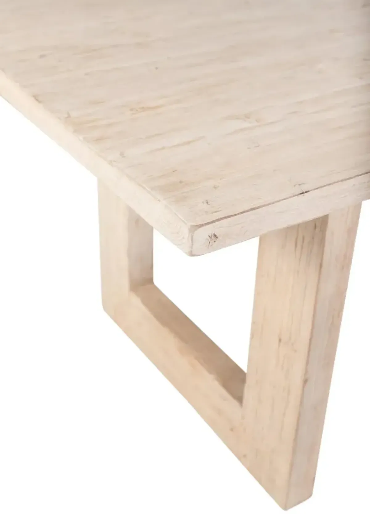 Nest Home White Washed Whitefish Dining Table