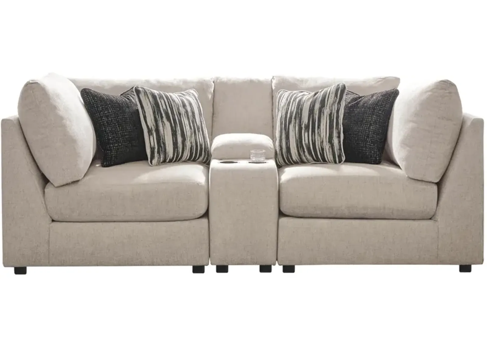 Ashley Kellway 3-Piece Console Sectional Bisque