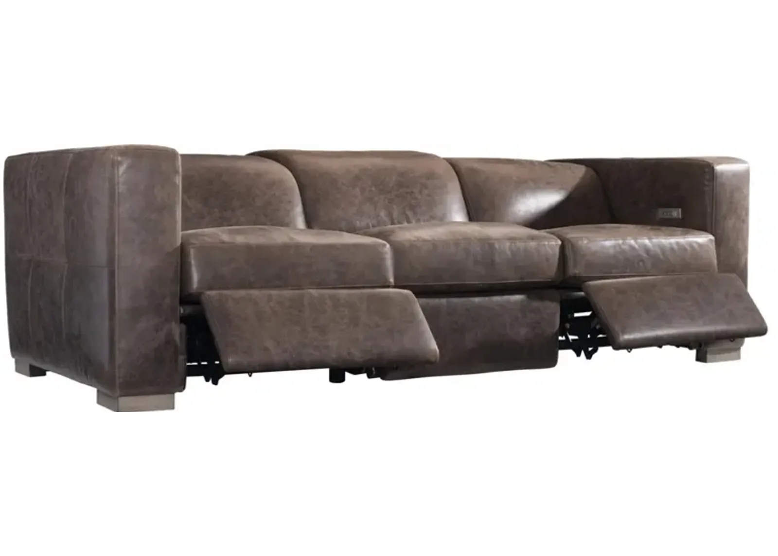 ARREZIO LEATHER POWER MOTION SOFA