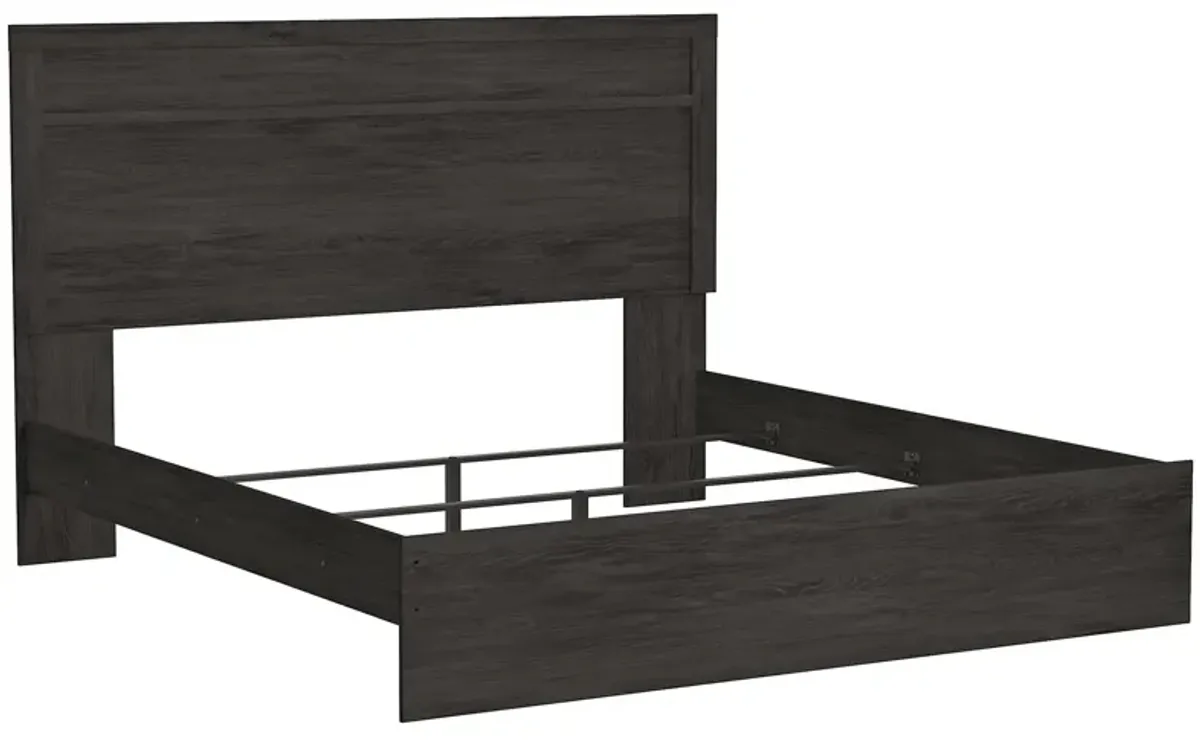 Ashley Belachime Black King Panel Bed