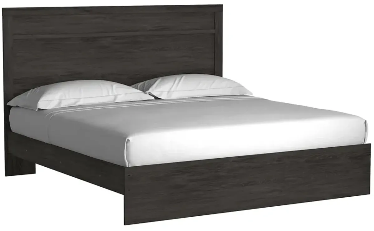 Ashley Belachime Black King Panel Bed