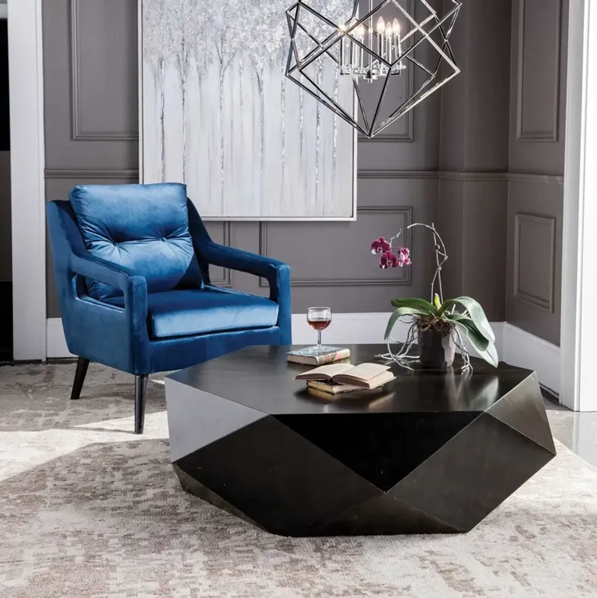 Uttermost Volker Black Coffee Table