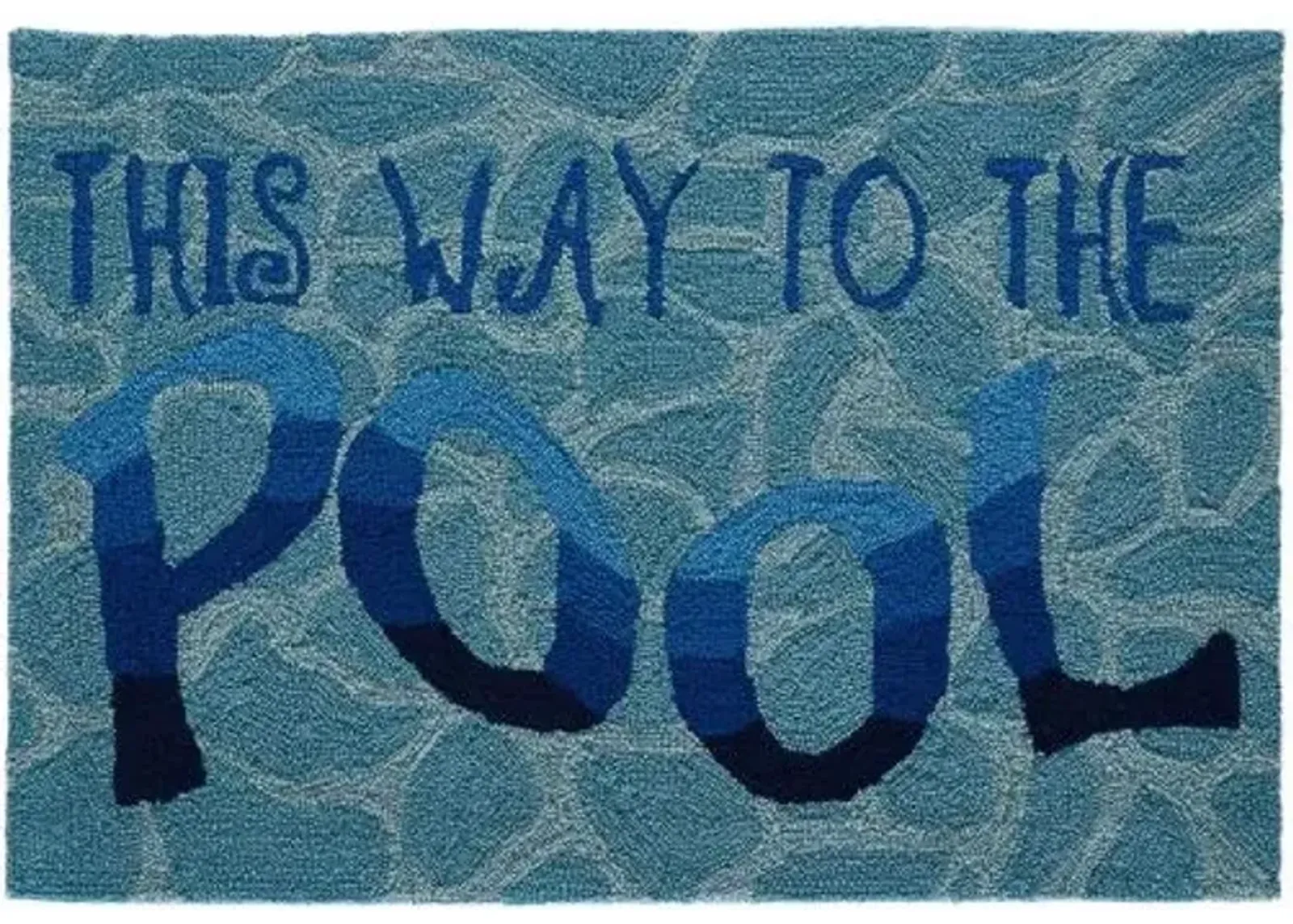 Trans Ocean Frontporch This Way To The Pool Doormat