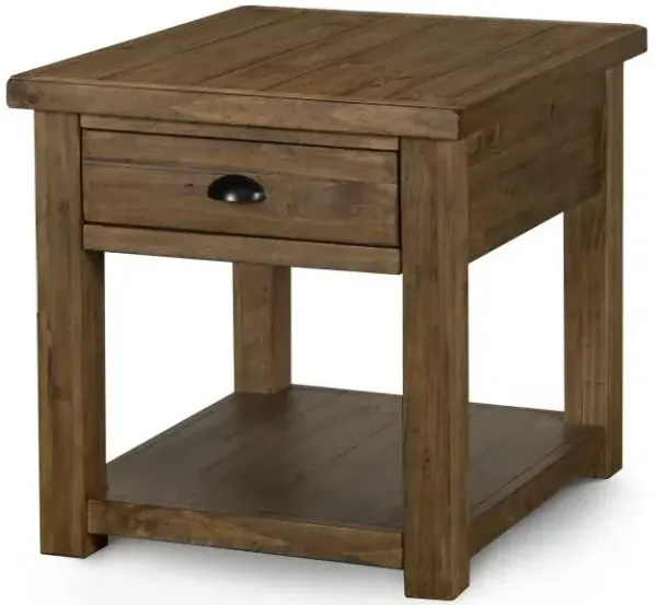Magnussen Wood Rectangular End Table Stratton
