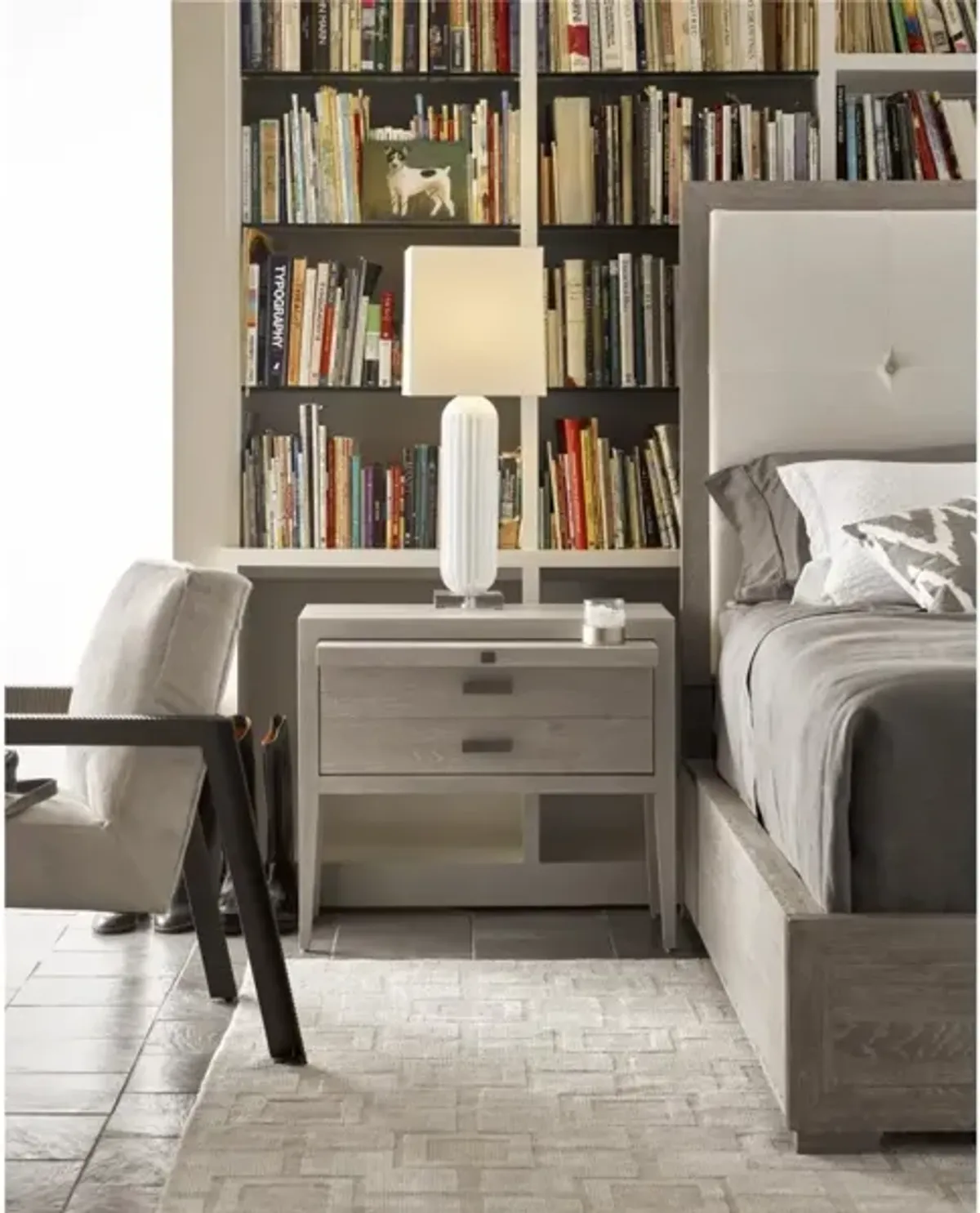 Universal Modern Kennedy Flint Nightstand