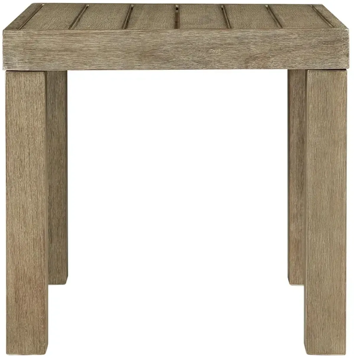 Ashley Silo Point Outdoor End Table Brown Signature Design