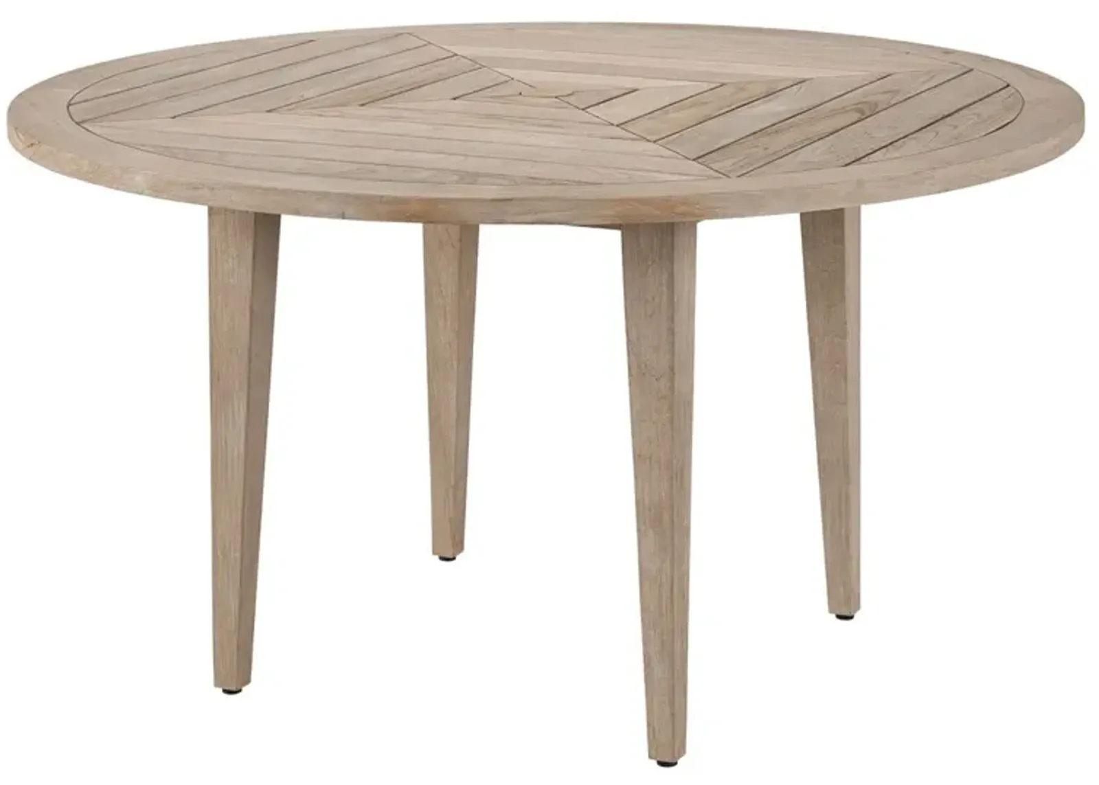 Universal Coastal Living Outdoor La Jolla Weathered Teak Round Dining Table