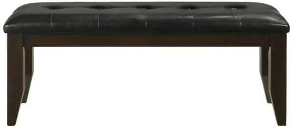 Coaster Dalila Leatherette Upholstered Wood Dining Bench Cappuccino