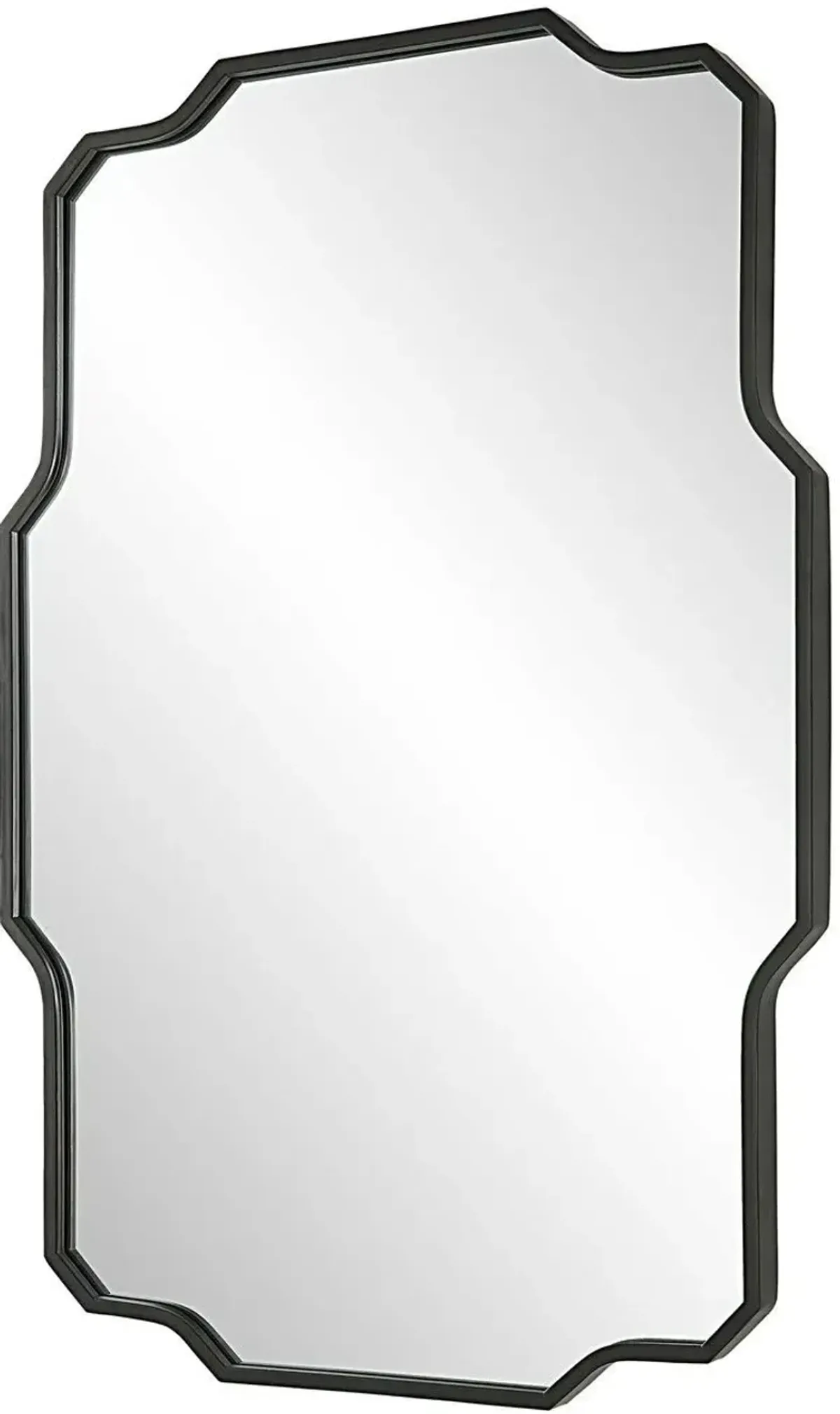 Uttermost Casmus Matte Black Iron Wall Mirror