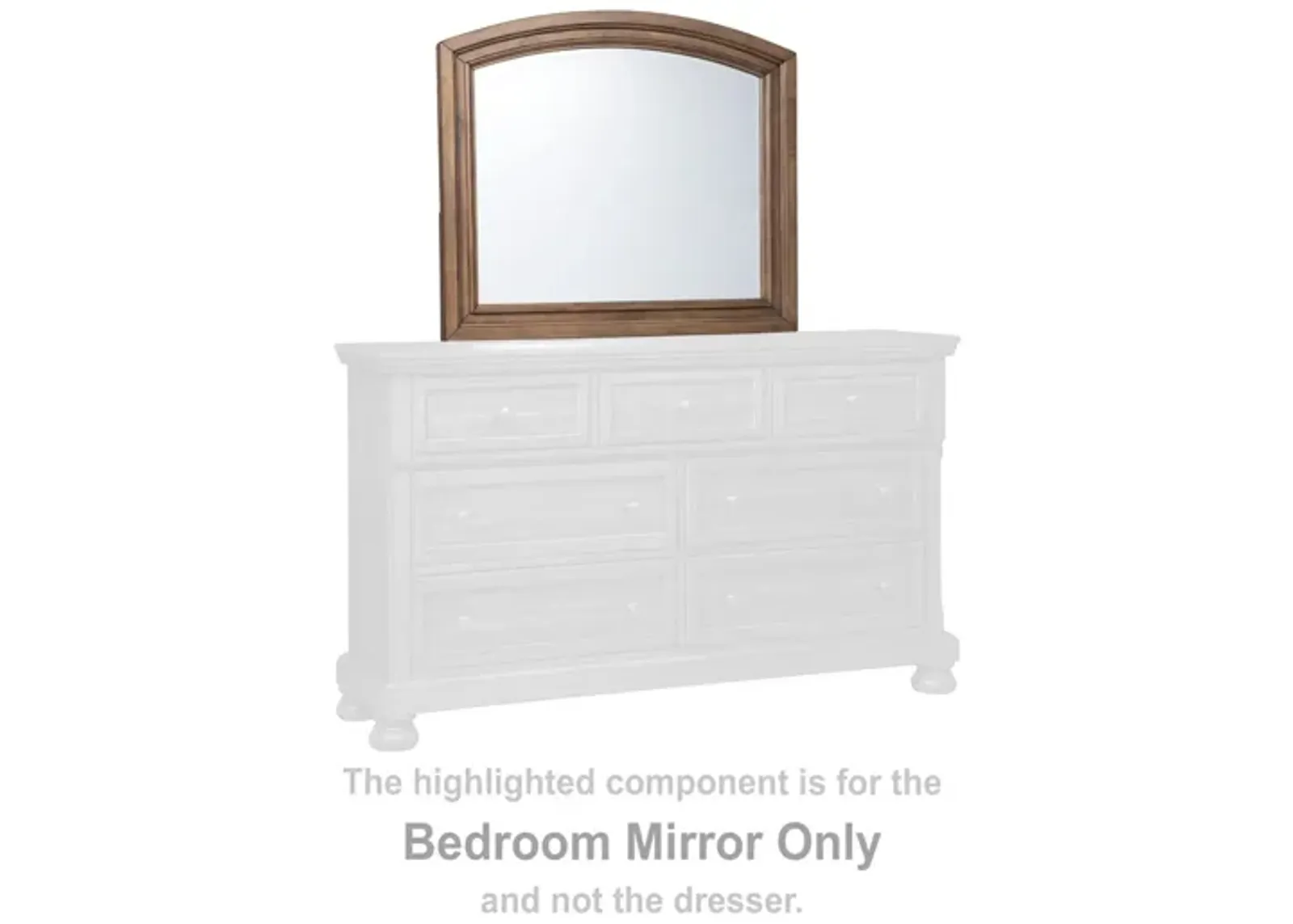 Ashley Flynnter Bedroom Mirror Medium Brown Signature Design