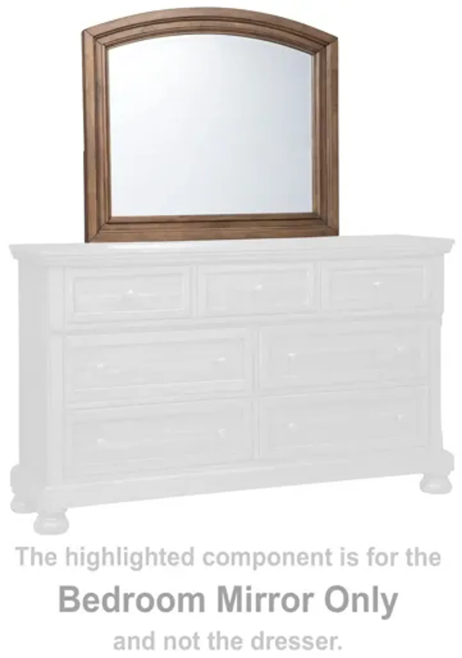 Ashley Flynnter Bedroom Mirror Medium Brown Signature Design