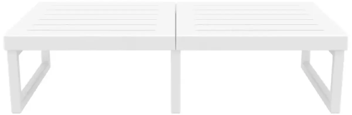 Compamia Mykonos Rectangle Lounge Coffee Table White