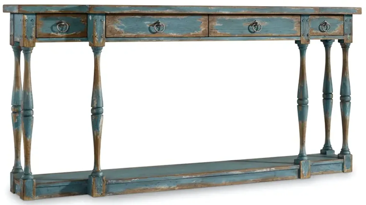 Hooker Furniture Sanctuary 4-Drawer Thin Console Table