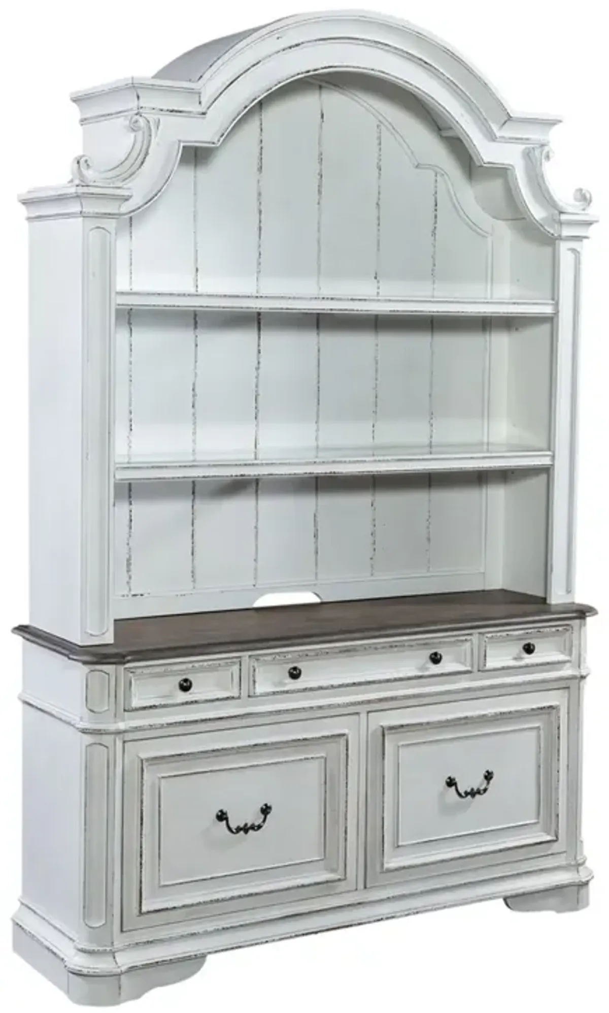 Liberty Furniture Magnolia Manor Home Office Credenza & Hutch