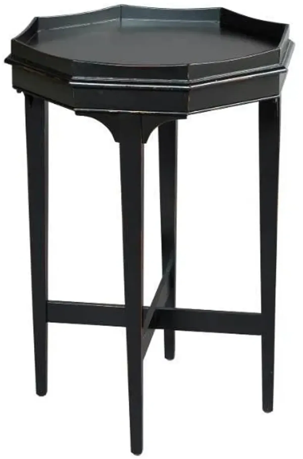 Hekman Louie Philippe Black Accent Table