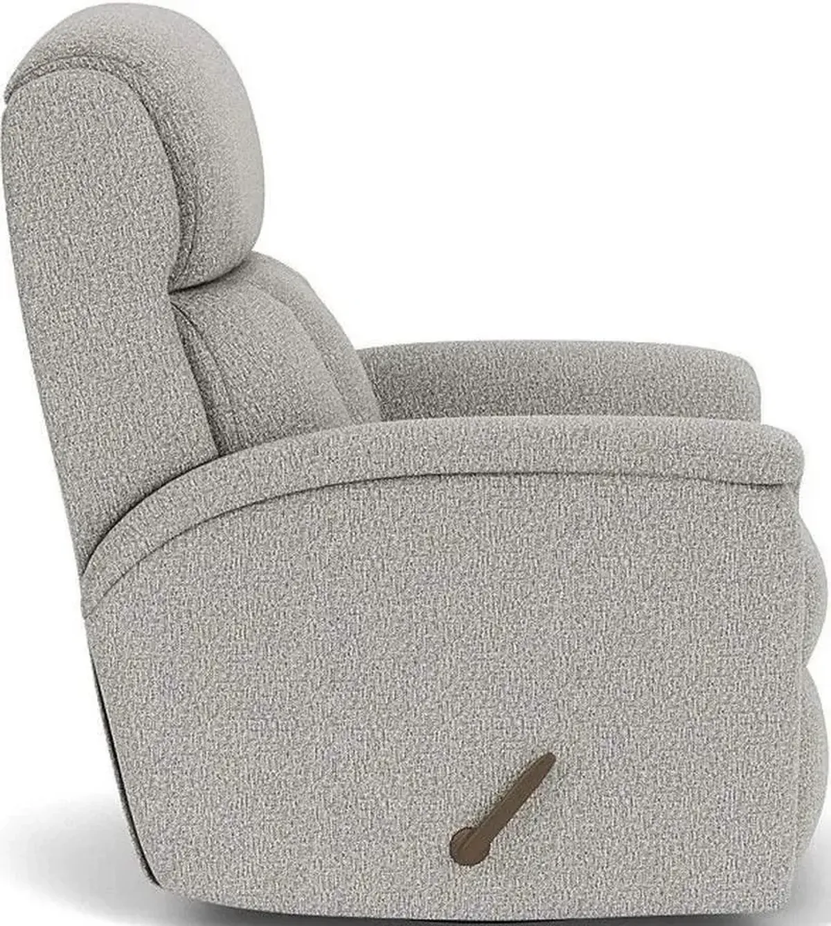 Flexsteel Luna Silver Spray Swivel Gliding Manual Recliner