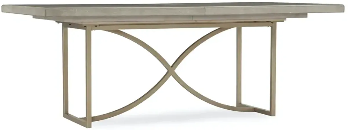 Hooker Furniture Elixir 80 Inch Rectangular Dining Table with One 20 Inch Leaf