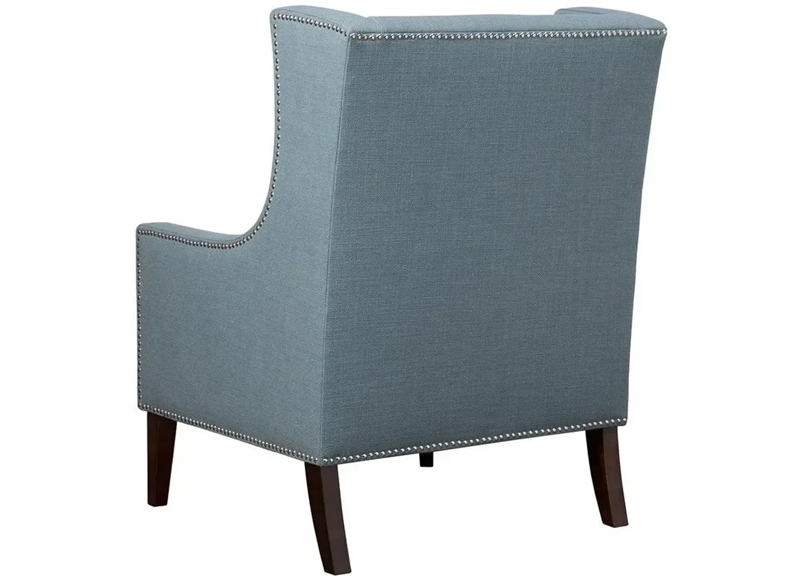 Olliix Madison Park Blue Barton Wing Chair