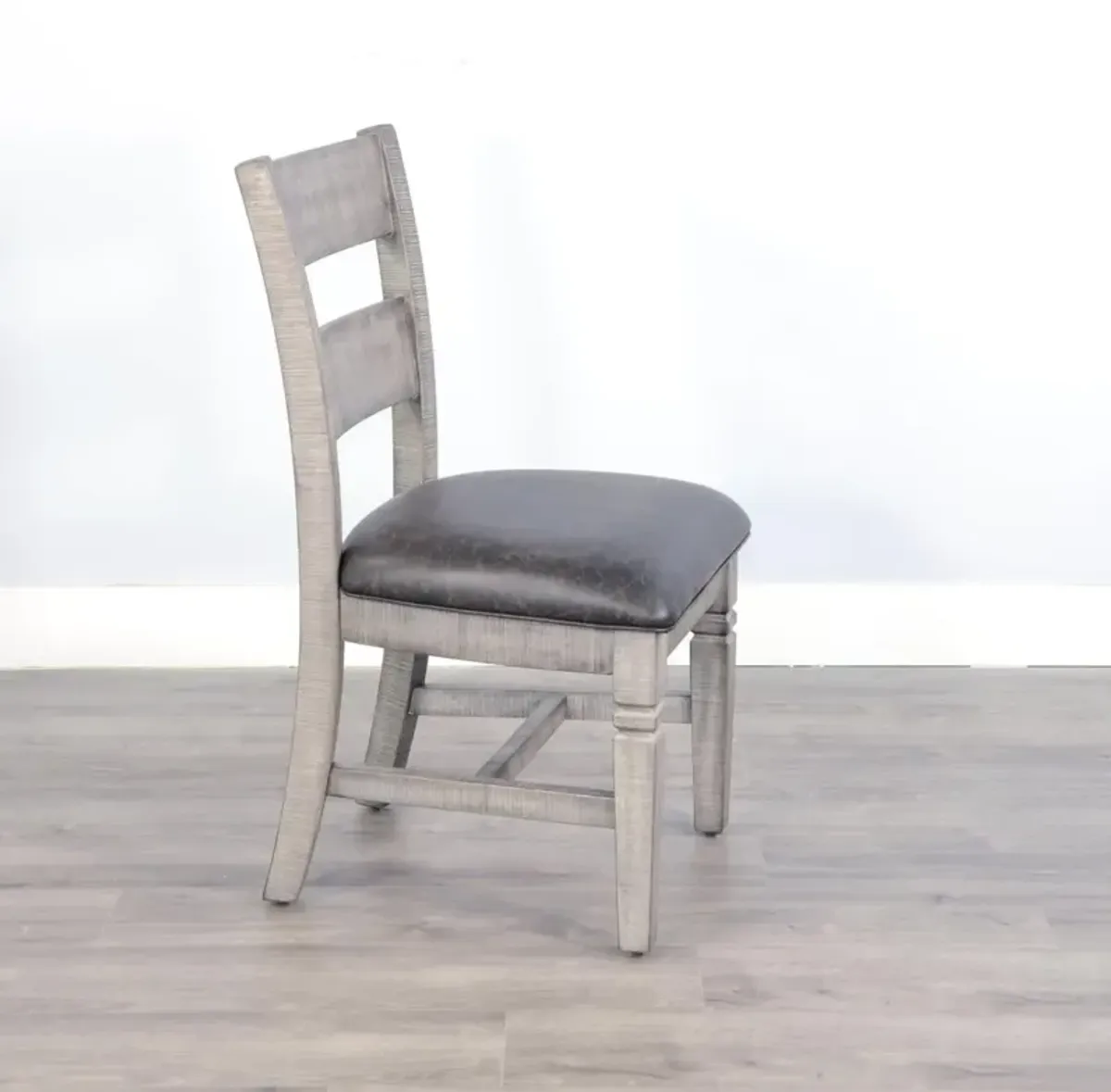 Sunny Designs Homestead Hills Tobacco Leaf & Alpine Grey Ladderback Dining Chair