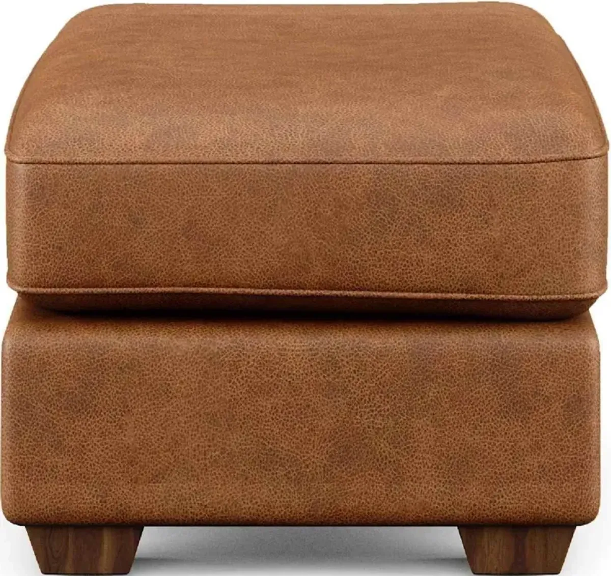 Flexsteel Thornton Light Brown Cocktail Ottoman