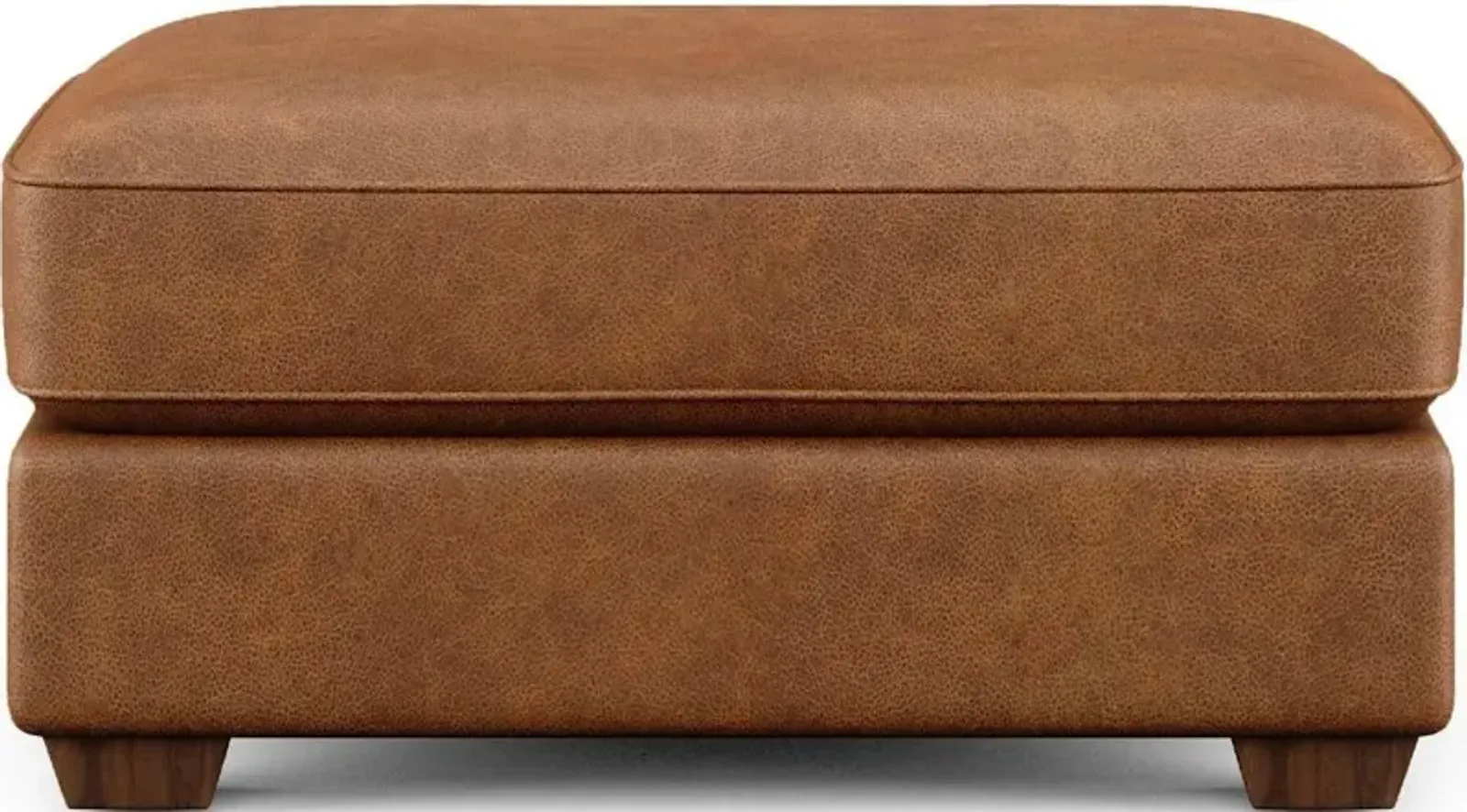 Flexsteel Thornton Light Brown Cocktail Ottoman