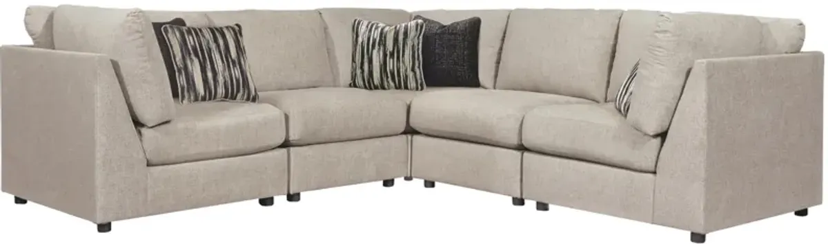 Ashley Kellway 5-Piece Sectional Bisque