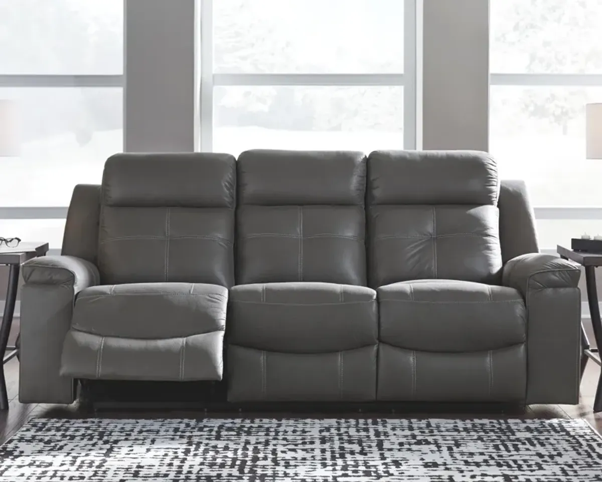 Ashley Jesolo Dark Gray Reclining Sofa