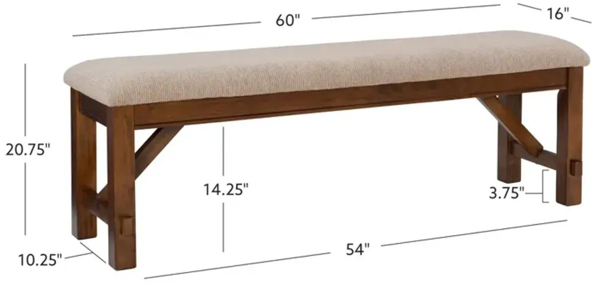 Powell Kraven Dining Bench