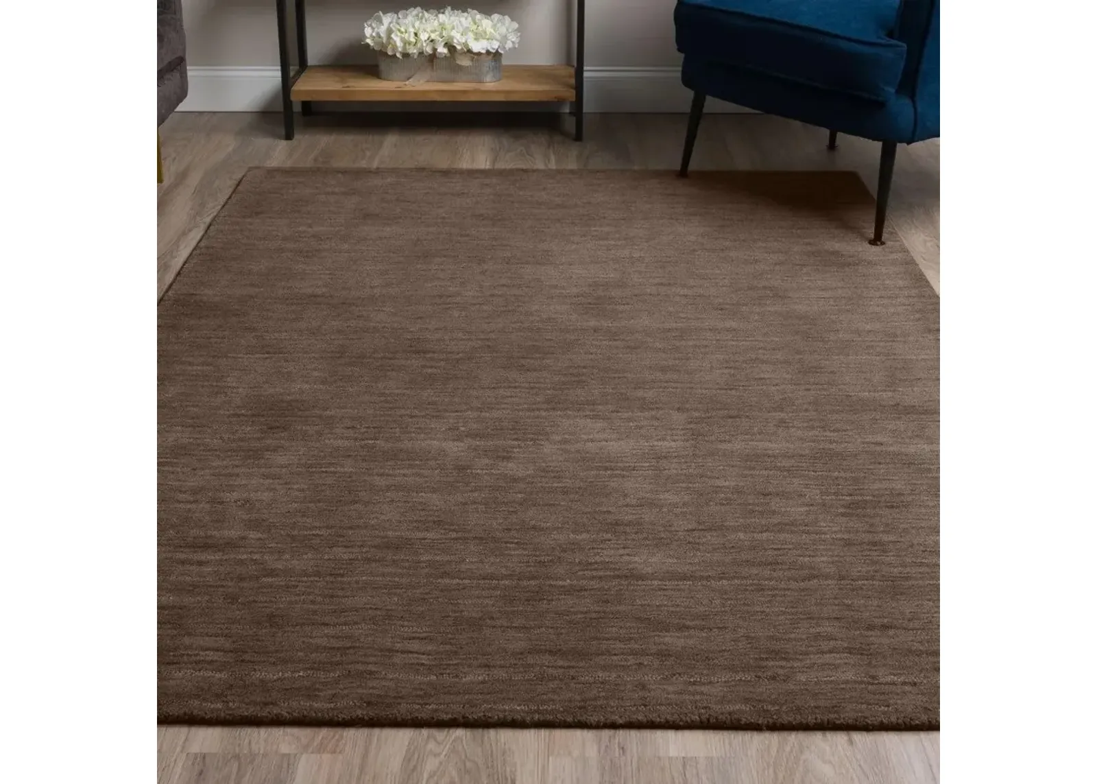 RAFIA CHOCOLATE 5'X8' AREA RUG