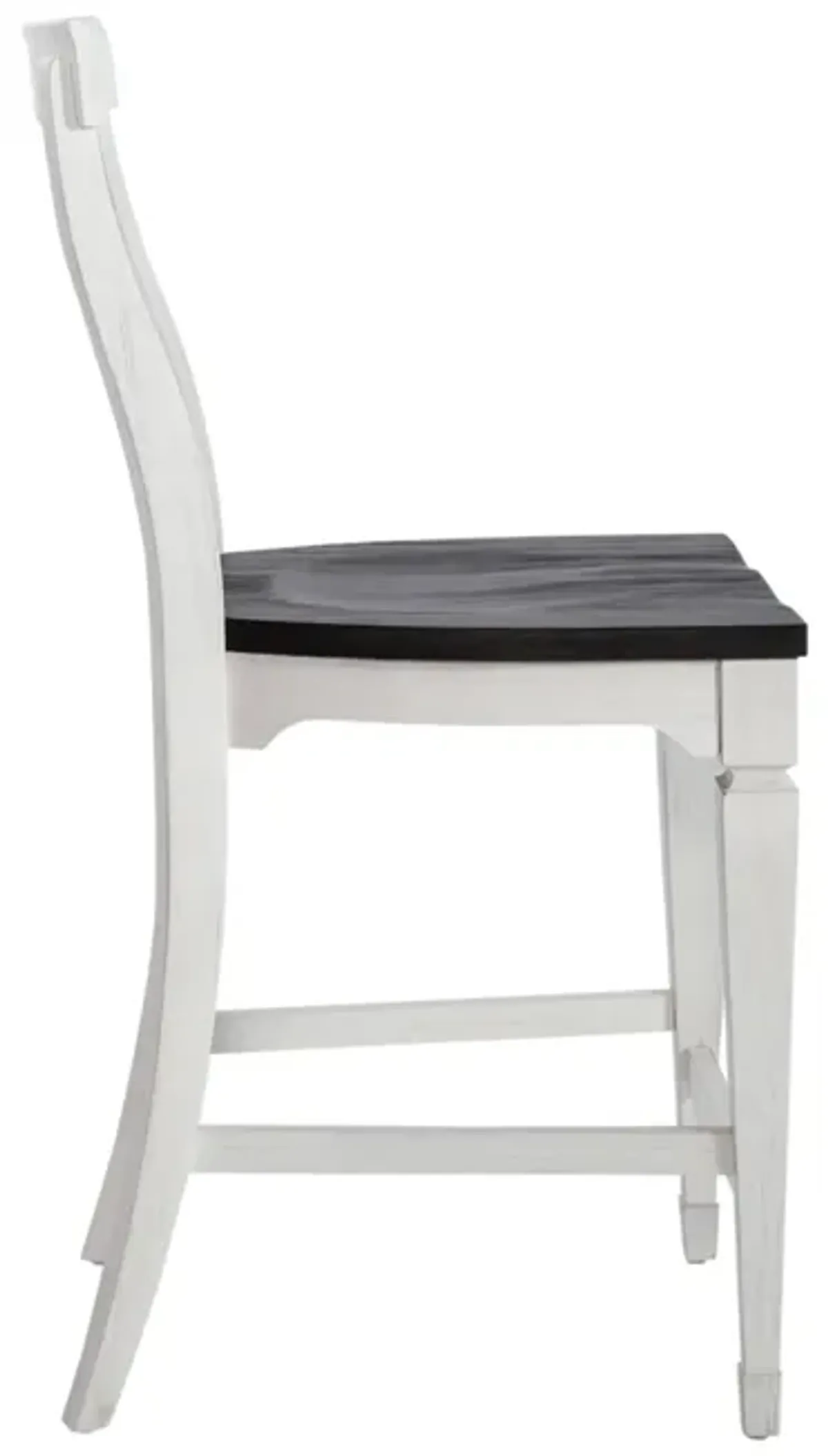 Liberty Furniture Allyson Park Wire Brushed White Counter-Height Slat Back Chair