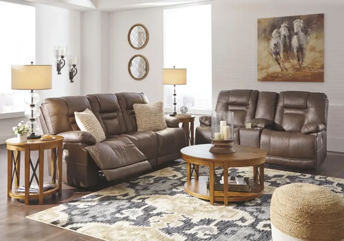 Ashley Wurstrow Umber Power Reclining Loveseat