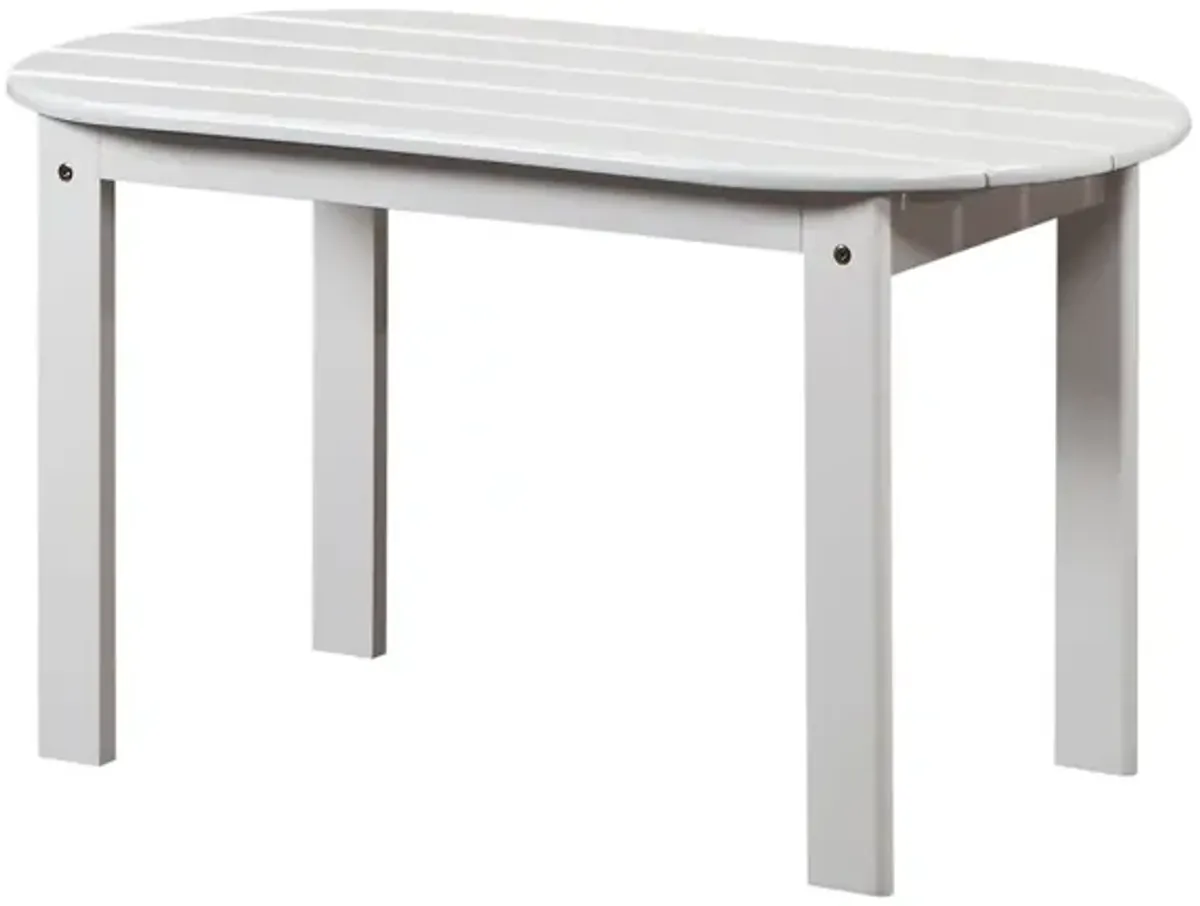 Linon Adirondack White Coffee Table