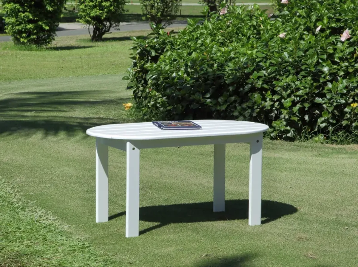 Linon Adirondack White Coffee Table