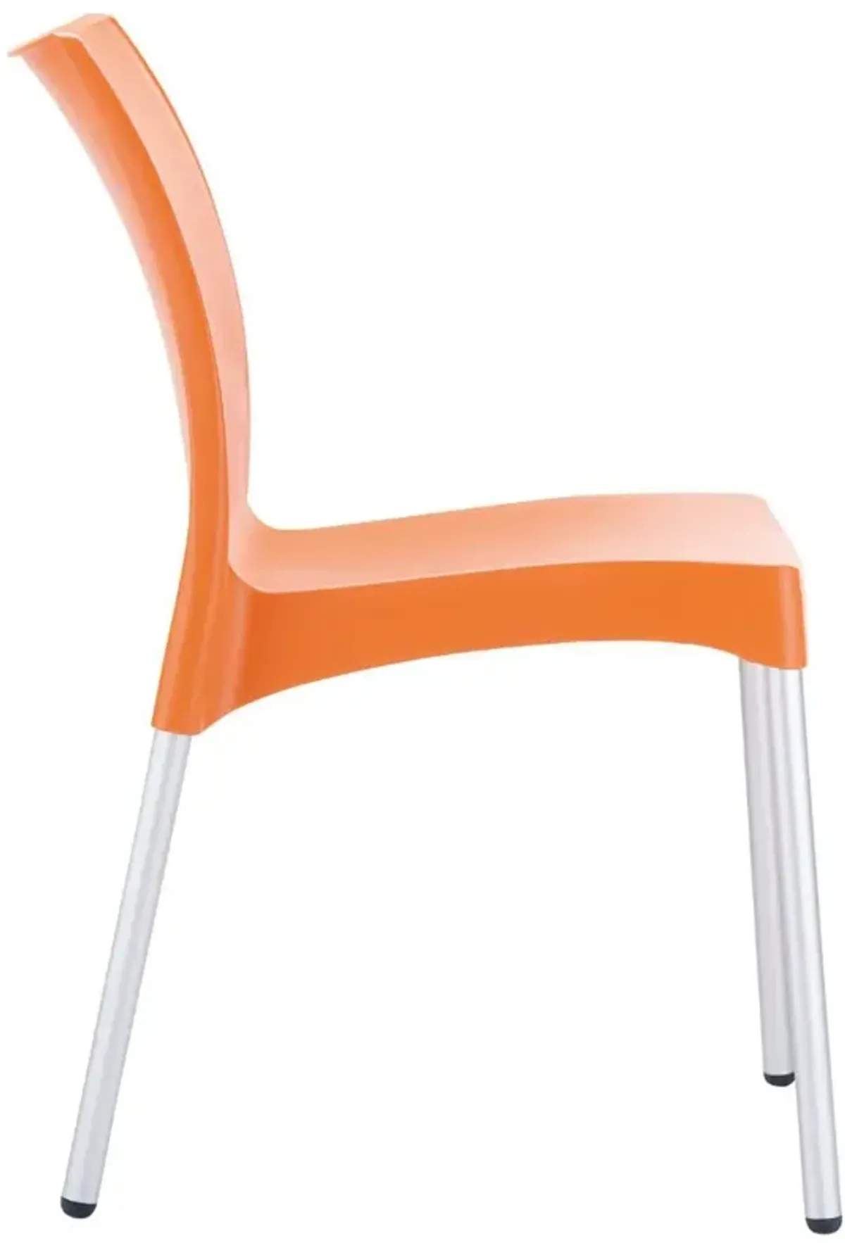 Compamia Vita Resin Outdoor Dining Chair Orange