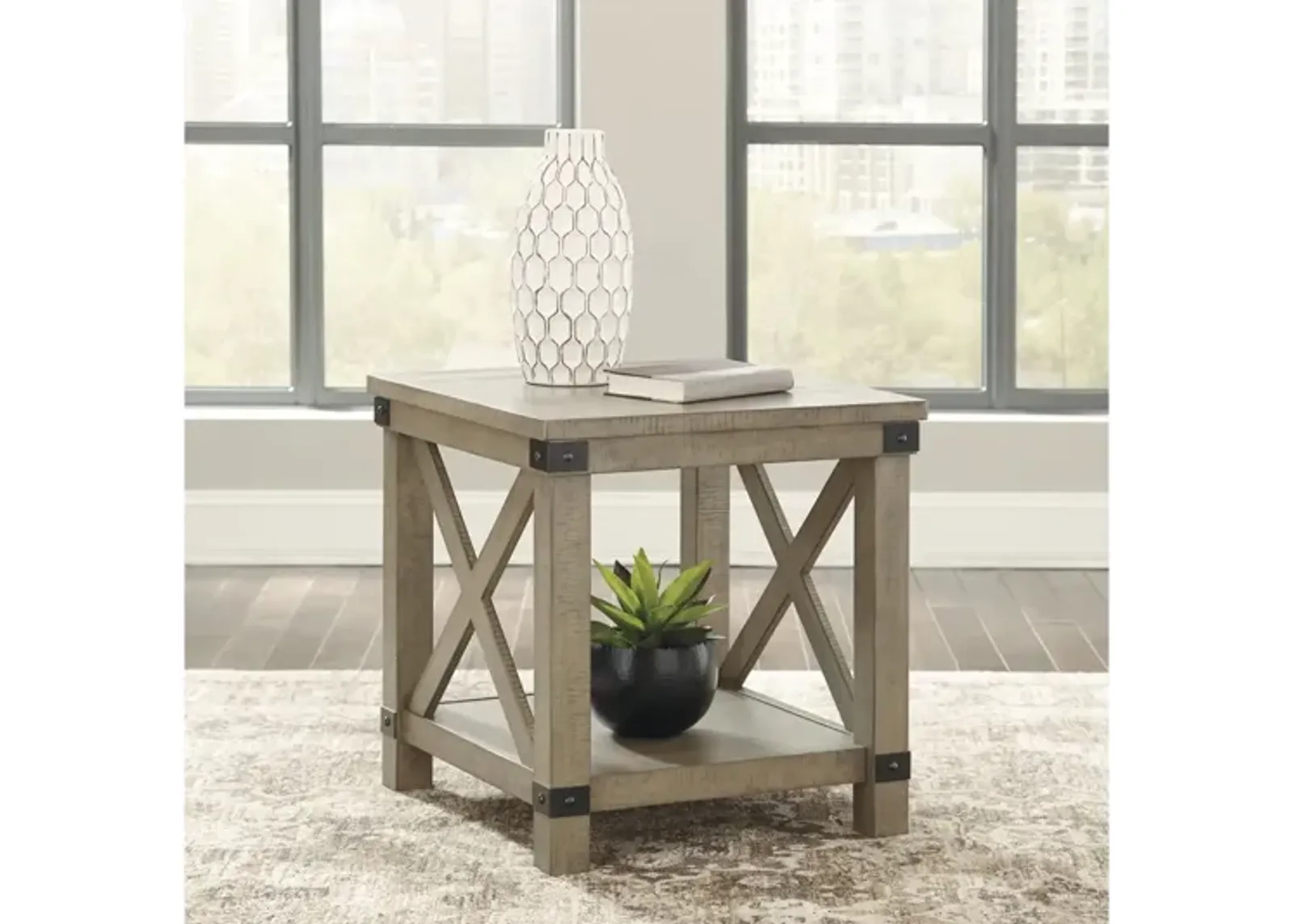 Ashley Aldwin Gray End Table