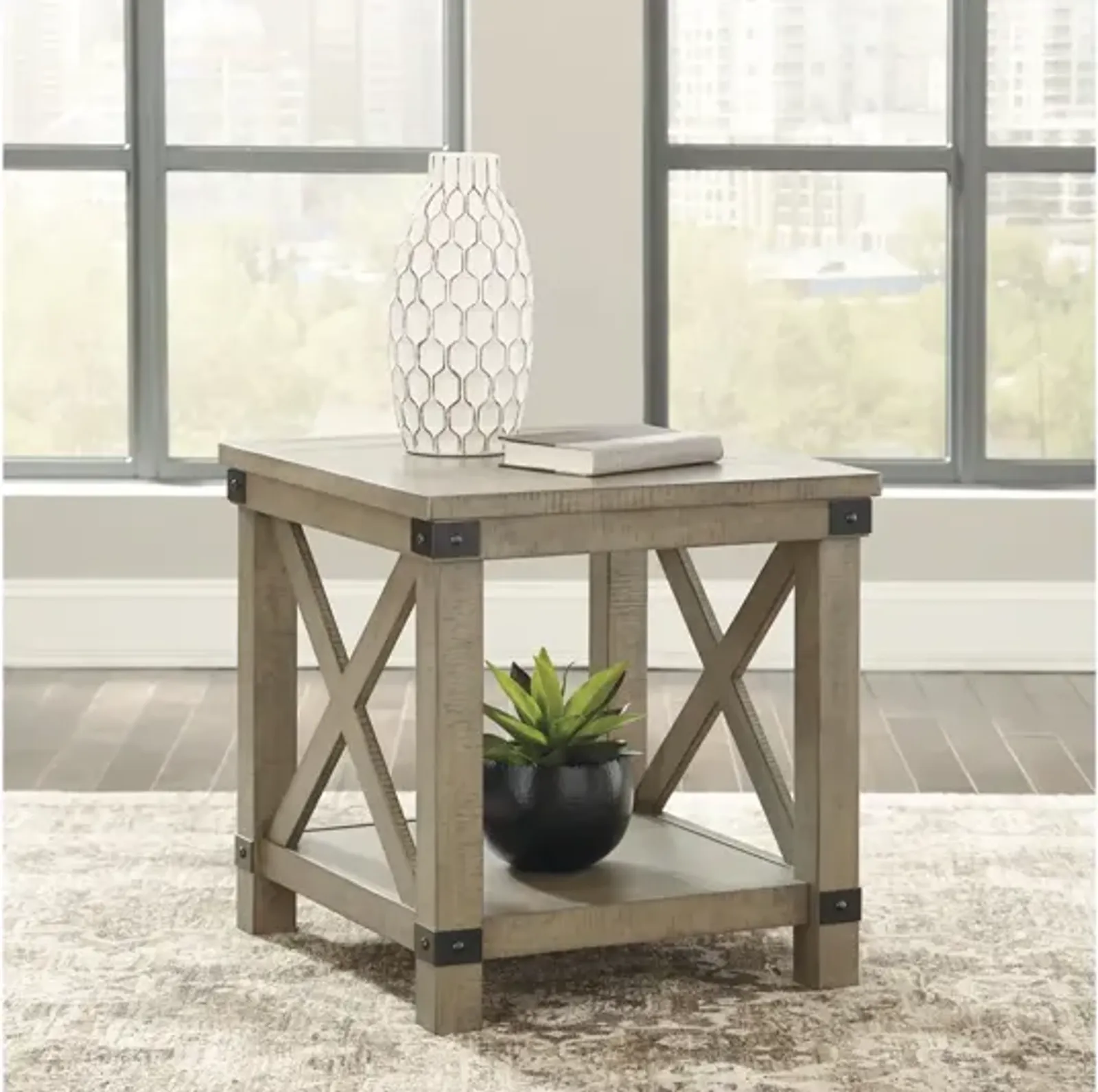 Ashley Aldwin Gray End Table