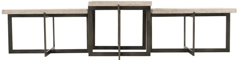 HATHAWAY TRAVERTINE COCKTAIL TABLE