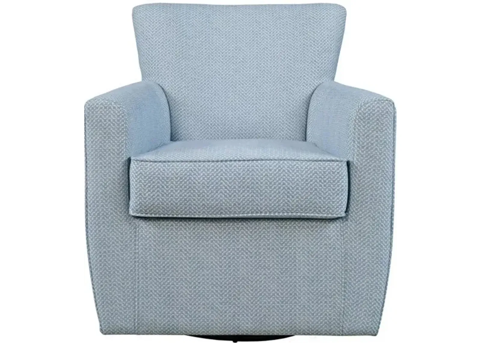 Jofran Harper Swivel Accent Chair Sky