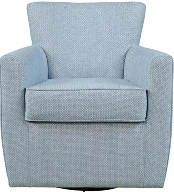 Jofran Harper Swivel Accent Chair Sky