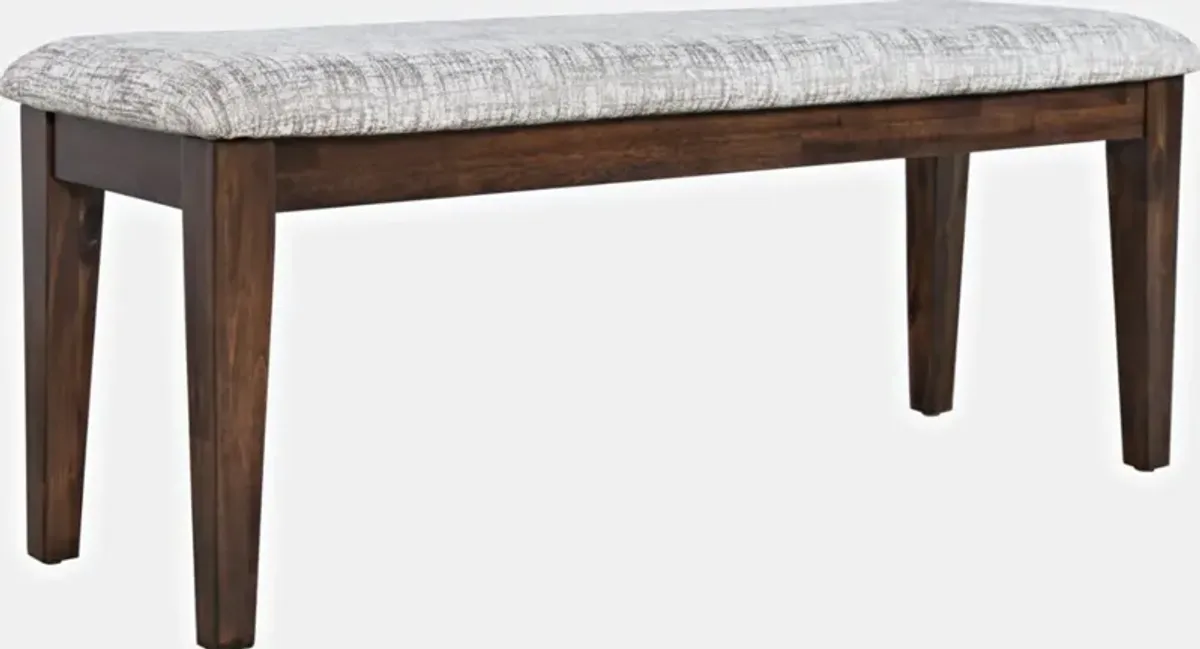 Jofran Urban Icon Upholstered Bench Merlot