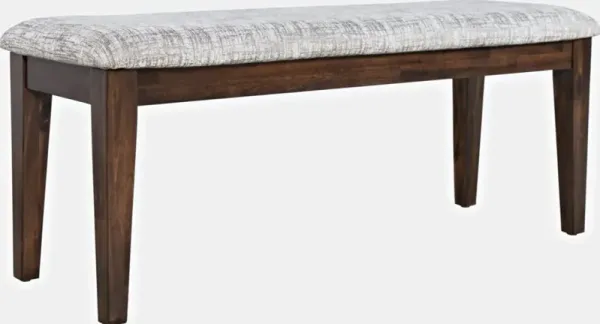 Jofran Urban Icon Upholstered Bench Merlot