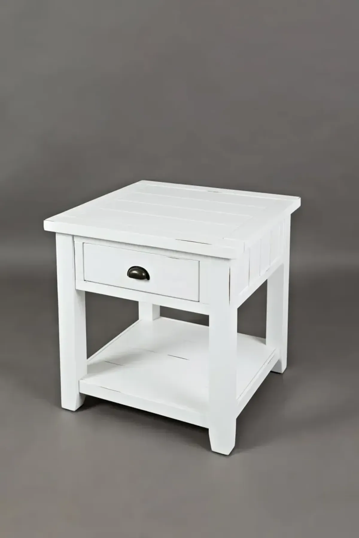 Jofran Artisan's Craft End Table Weathered White