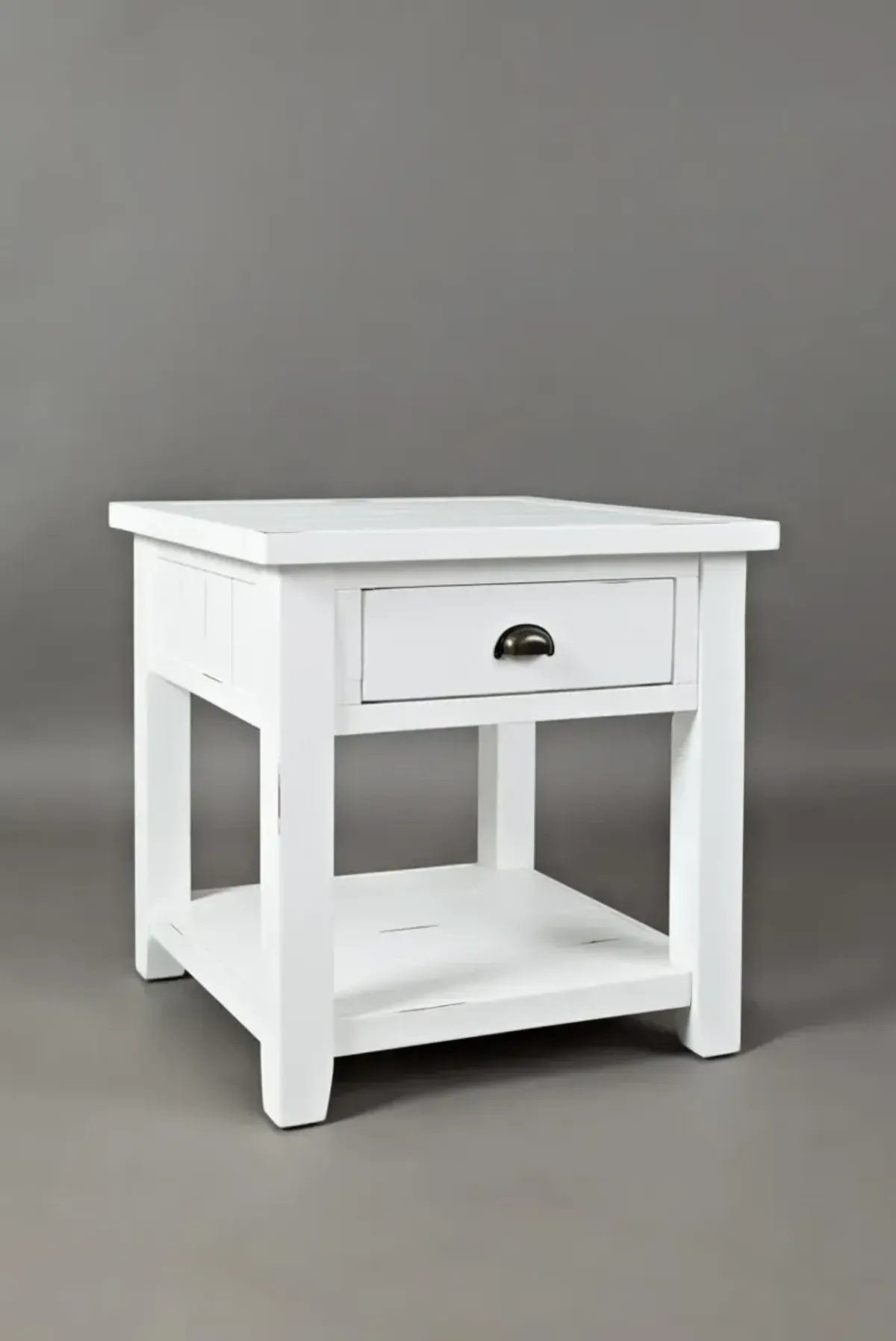 Jofran Artisan's Craft End Table Weathered White