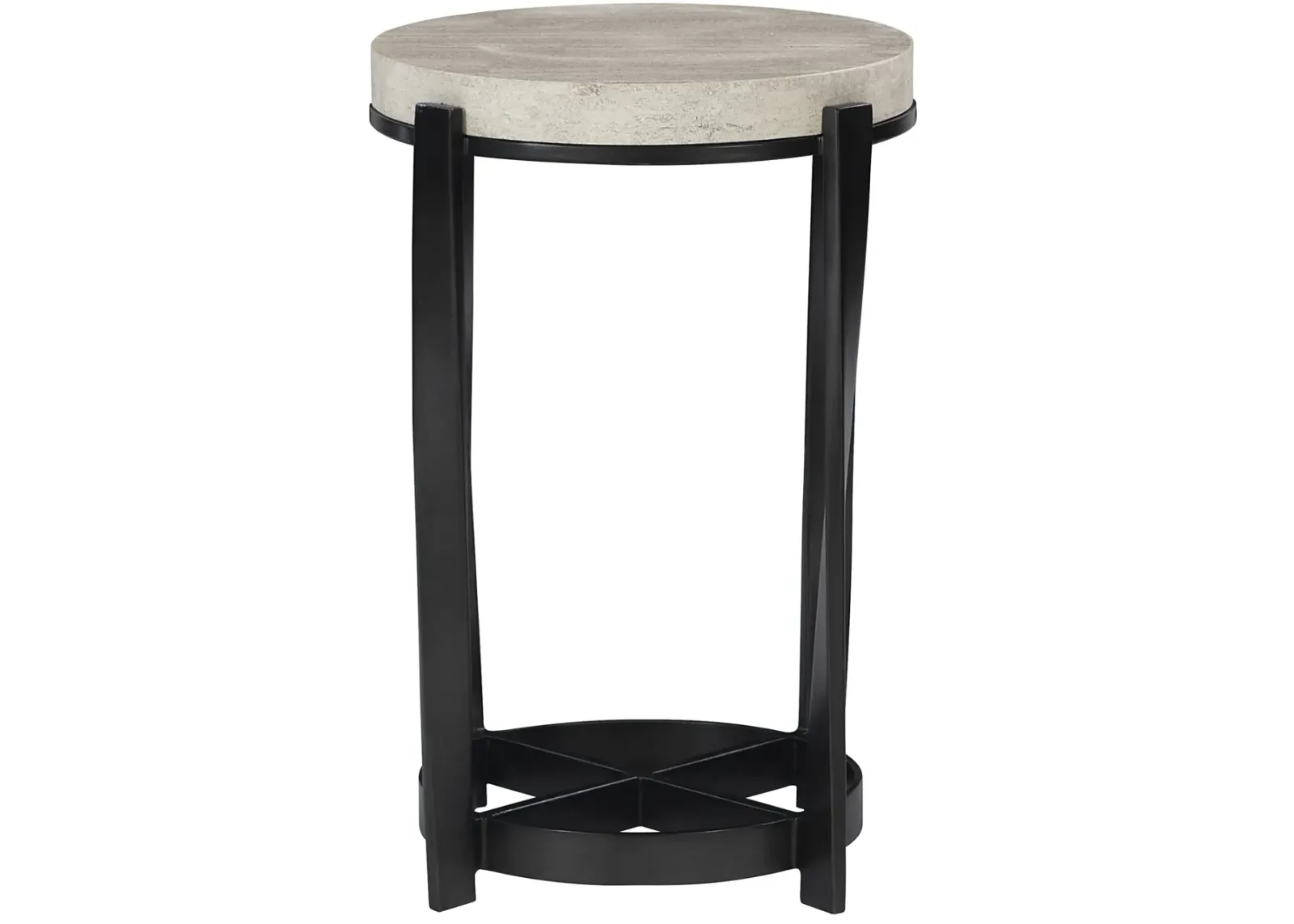 Bernhardt Berkshire Aged Pewter Accent Table