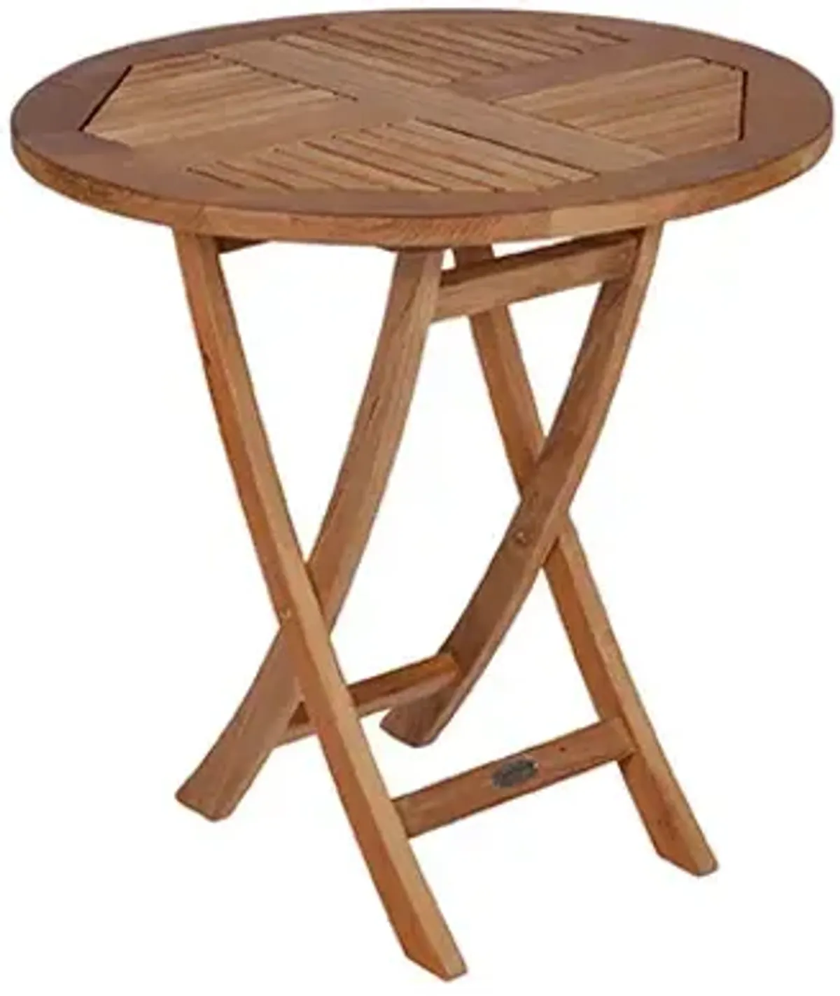 Royal Teak Medium Sailor Outdoor Round Folding Table