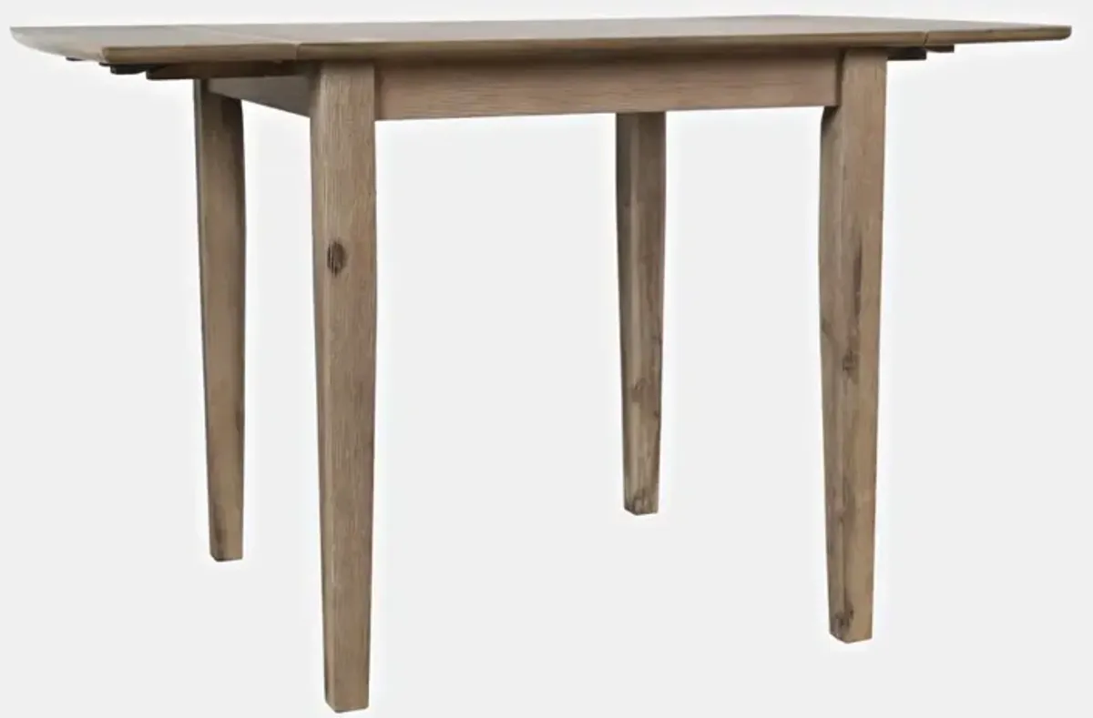 Jofran Eastern Tides Drop Leaf Dining Table Bisque