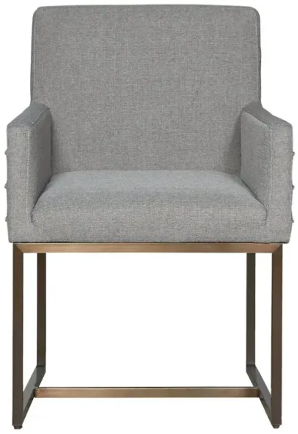Universal Modern Cooper Sky Silver/Bronze Armchair