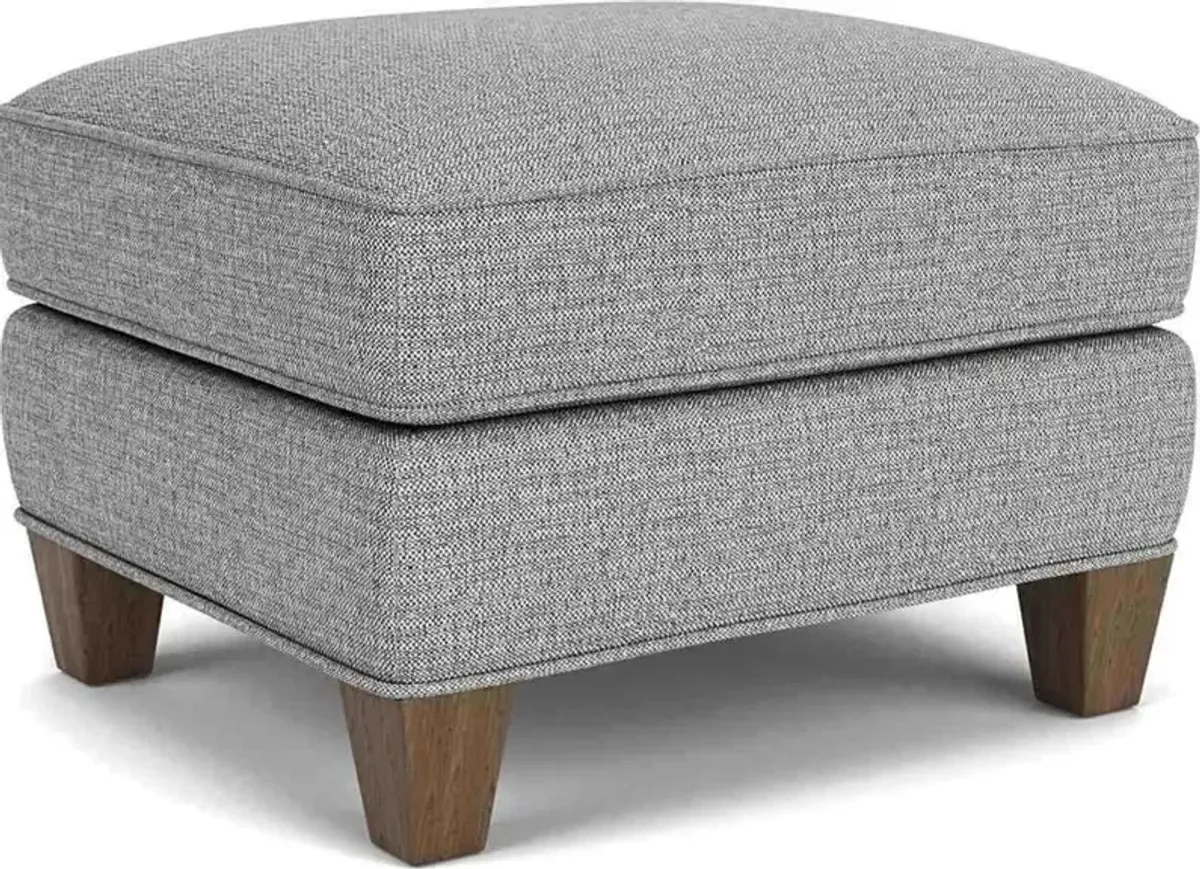 Flexsteel Allison Silver Ash Ottoman